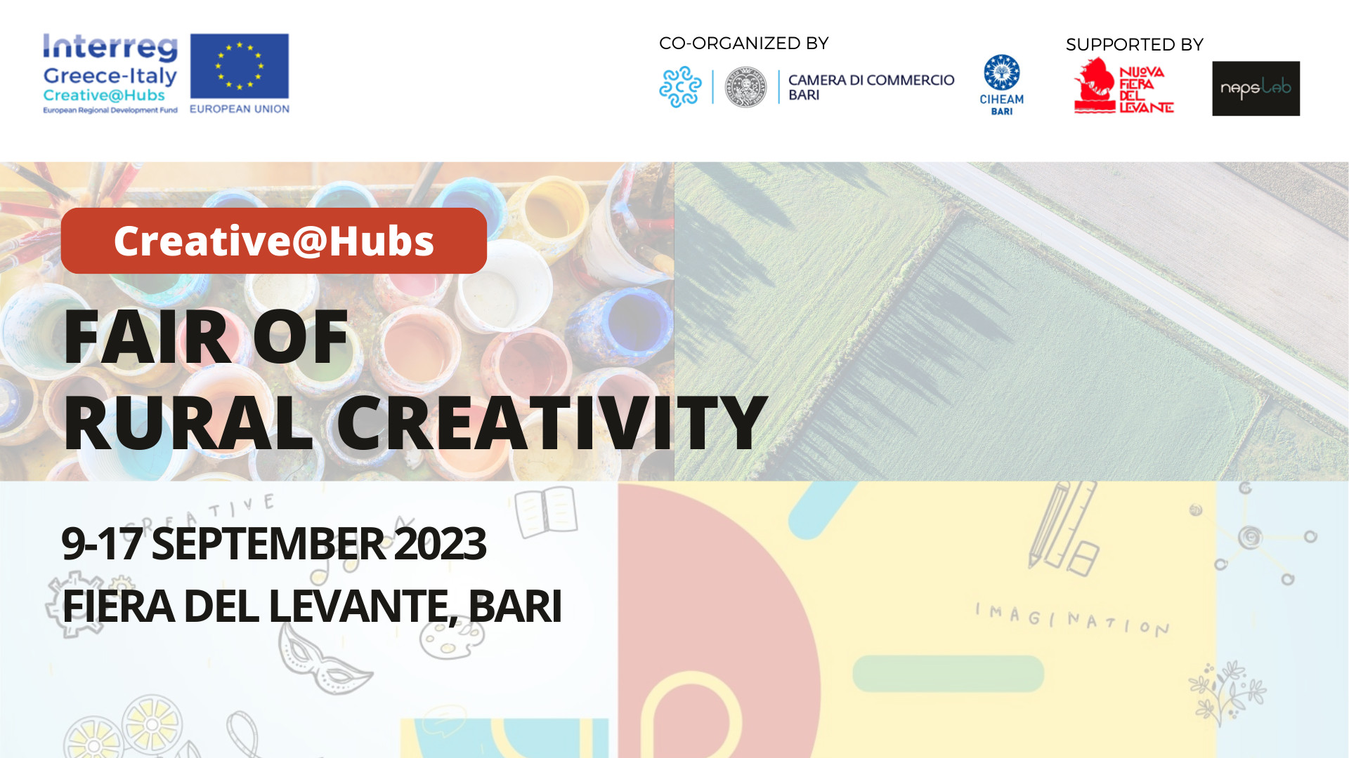 The Call for Interest for the CREATIVE@HUBs Project's Fair of Rural Creativity is now open!
